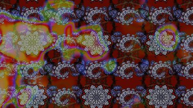 Gri ve kahverengi yapraklı yabani çiçekler. Raster illüstrasyonu. Eskiz arkaplan modeli. Suluboya, elle çizilmiş.