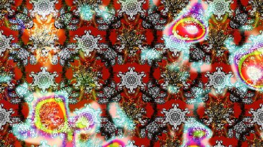 Raster illüstrasyonu. Çizim çiçek deseni duvar kâğıdı olarak kullanılabilir. Gri ve nötr renkte çiçekler.