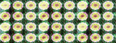 Nazik romantik baskı. Yeşil ve nötr renklerde çiçekler. Bahar mevsimi. Tatil havası. Raster güzel bir çiçek deseni çiziyor..