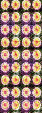 Raster - stok. Sarı ve nötr çiçekli eskiz deseni, suluboya çiçek deseni, şirin çiçek, duvar kağıdı, kart veya kumaş için fayanslı.