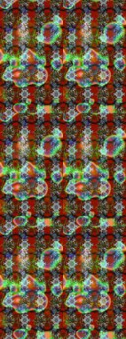 Çiçekli bahar çiçekleri. Küçük çiçekte güzel bir desen. Küçük renkli çiçekler. Moda baskıları için zarif bir şablon. Motley illüstrasyonu. Çizim.