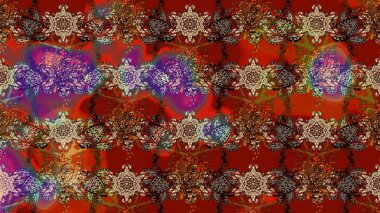 Küçük çiçekte güzel bir desen. Motley illüstrasyonu. Moda baskıları için zarif bir şablon. Çiçekli bahar çiçekleri. Küçük renkli çiçekler..