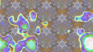 Doğal kozmetik ürünleri, parfüm, çiçekçi dükkanı için bahar ihalesi tasarımı. Paket kağıdı için en iyisi. Karşılama ya da düğün geçmişi olarak kullanılabilir. Gri ve nötr lale çiçekleriyle Raster eskiz deseni.