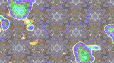 Çiçekler suluboya eskiz deseni. Raster Stili kumaş deseni.