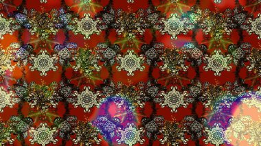 Hoş bir çiçek geçmişi var. Güzel kumaş deseni. Raster illüstrasyonu. Küçük çiçekte çizim deseni.