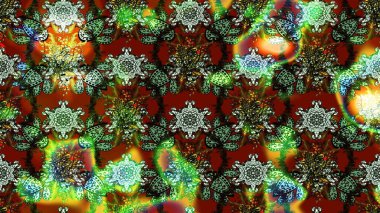 Sabıka fotoğraflarında, bebek kıyafetlerinde, duvar kâğıtlarında, paket kutularında falan kullanılabilir. Raster. Zarif, parlak ve eskiz yeşil ve kahverengi desenli.