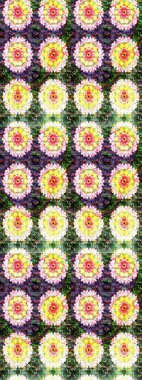 Tarafsız ve yeşil renkli çiçekler suluboya stilinde. Tarafsız ve yeşil renkte çiçekli çiçek deseni çiz.