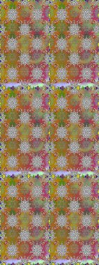 Renkli Bahar Tema dikişsiz desen Arka Plan. Düz Çiçek Elemanları Tasarım. Süslü kumaş deseni. Raster illüstrasyon dikişsiz Çiçek Desen.