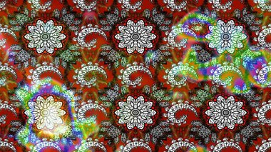 Düz Çiçek Elementleri Tasarımı. Çiçekli çizim şekli. Renkli Bahar Teması eskiz kalıbı. Gri ve kahverengi renkte çiçekler.