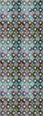 Tarafsız ve mavi renkte çiçekler. Düz Çiçek Elementleri Tasarımı. Çiçekli eskiz çizimi. Renkli Yaz Teması çizim şablonu.