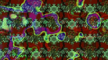 Moda baskısı. Dekorasyon ve tasarım için güzel bir desen. Çiçeğin suluboya çizimlerinin mükemmel deseni. Raster illüstrasyonu. Suluboya çizim kalıbı. Eski.