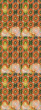 Kahverengi ve turuncu renklerde Raster altın deseni. Kış sembolü, Mutlu Noeller, Mutlu yıllar 2019. Altın kar taneleri basit, pürüzsüz desen. Soyut duvar kağıdı, ambalaj dekorasyonu.