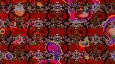 Kızılderili desenli desenli desenli şal deseni. Tekstil, tebrik kartı, boyama kitabı, telefon kılıfı baskısı için kullanılabilir. Raster Henna dövme stili. Etnik Mandala süsü.