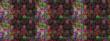 Etnik Mandala havlusu. Tebrik kartı geçmişi, boyama kitabı, arkaplan ve tekstil için kullanılabilir. Taslak süsleme izi. Raster Henna tarzı. Sınır Hindistan çiçek desenli paisley patentli.