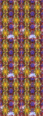 Modern, kahverengi ve sarı raster arka plan duvar kağıdı çizimi, klasik çizgili desenli desenli çiçekler, çiçekli süsler. Çiçekli el çizimi çizimi deseni.