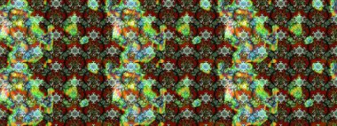 Hediye ambalaj kağıdı, tebrik kartları, posterler ve pankart tasarımı. Raster düz çiçek çizim deseni. Yeşil ve kahverengi renkte çiçekler.