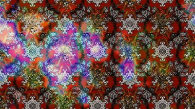 Çiçekli zambakların eskiz geçmişi. Çiçek tasarımı için inanılmaz bir kolaj cenneti tarzı. Parlak çiçekli kolaj çiçekleri kahverengi ve gri.