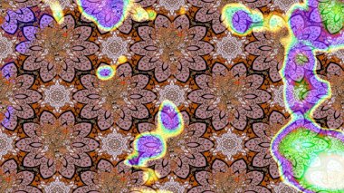 Raster illüstrasyonu. Taslak desenli, modaya uygun kumaş deseni. Renkli Bahar Teması eskiz kalıbı. Şirin çiçek elementleri. Düz Çiçek Elementleri Tasarımı.