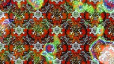 Tekstil veya kitap kapakları, imalat, duvar kağıtları, baskı, hediye paketi ve yapıştırma kitabı için çiçek eskizi geçmişi. Küçük çaplı çiçeklerdeki basit şirin desenler. Raster illüstrasyonu.