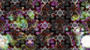 Güzel kumaş deseni. Çiçek arkaplan. Çizim raster deseni.