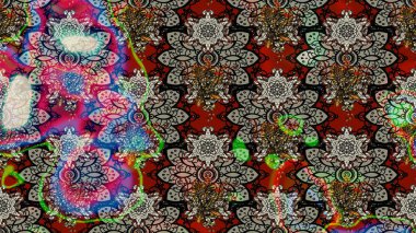 Düz Çiçek Elementleri Tasarımı. Gri ve nötr renkte çiçekler. Renkli Bahar Teması eskiz kalıbı. Çiçekli çiçek deseni, suluboya. Raster illüstrasyonu.