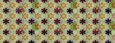 Çiçek tasarımı için inanılmaz bir kolaj cenneti tarzı. Parlak çiçekli kolaj çiçekleri gri ve nötr. Çiçekli zambaklar eskiz arka planı.