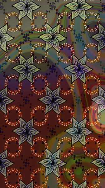 Renkli Bahar Teması eskiz kalıbı. Düz Çiçek Elementleri Tasarımı. Çiçek desenli eskiz, yaz çiçekleri. Kahverengi ve yeşil renkte çiçekler.