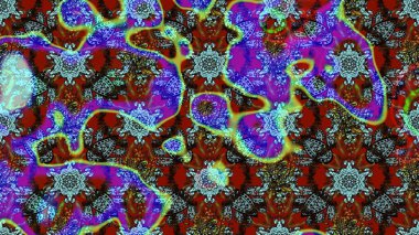 Raster güzel kumaş deseni çiziyor. Düz Çiçek Elementleri Tasarımı. Renkli Bahar Teması eskiz kalıbı. Çiçek deseni.