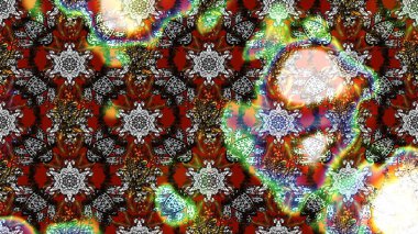 Moda baskıları için zarif bir şablon. Çiçekli bahar çiçekleri. Küçük çiçekte güzel bir desen. Motley illüstrasyonu. Küçük renkli çiçekler..