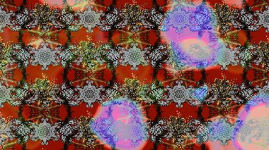 Robot resim. Küçük çiçekte güzel bir desen. Moda baskıları için zarif bir şablon. Motley illüstrasyonu. Çiçekli yaz çiçekleri. Küçük renkli çiçekler..