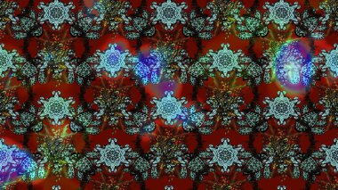 Watercolor, hand drawn. Sketch background pattern. Raster - stock. Flowers of the valley on red and brown colors.