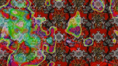 Kahverengi ve gri renkli çiçekler. Küçük çiçekte sevimli çiçek deseni var..