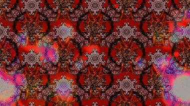 Eski model. Moda baskısı. Dekorasyon ve tasarım için güzel bir desen. Suluboya çizim kalıbı. Çiçeğin suluboya çizimlerinin mükemmel deseni. Raster illüstrasyonu.