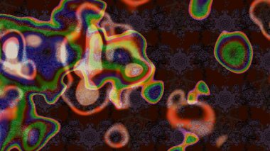 Cute flower raster pattern. Flat Flower Elements Design. Sketch Colour Spring Theme sketch pattern Background. Flowers on brown and gray colors.