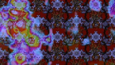 Zentangle soyut çiçekleri. Karalama çiçeği. Renkli Bahar Teması eskiz kalıbı. Raster illüstrasyonu. Düz Çiçek Elementleri Tasarımı. Şirin kumaş deseni.