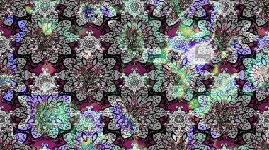 Raster suluboya çiçek deseni, narin çiçekler, gri ve nötr çiçekler, tebrik kartı şablonu. Raster Güzel kumaş deseni.