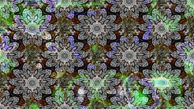 Raster illüstrasyonu. Çiçekli çiçek deseni, suluboya. Renkli Bahar Teması eskiz kalıbı. Gri ve siyah renkli çiçekler. Düz Çiçek Elementleri Tasarımı.