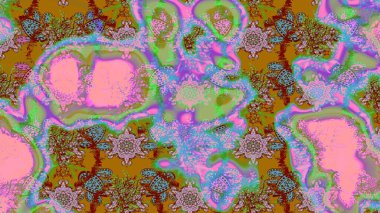 Tekstil, kumaş, kapaklar, duvar kağıtları, baskı, naylon, koleksiyon defteri, örgü, dekupaj için güzel bir eskiz. Küçük pembe ve yeşil renkte güzel bir besin torbası deseni, çiçekler. Millefleurlar.