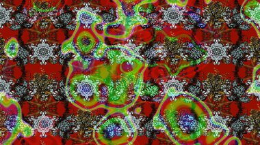 Tekstil veya kitap kapakları, imalat, duvar kağıtları, baskı, hediye paketi ve yapıştırma kitabı için çiçek eskizi geçmişi. Raster illüstrasyonu. Küçük ölçekli çiçeklerdeki basit sevimli desen.