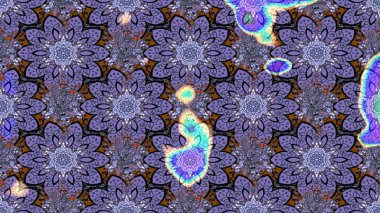 Çiçekli menekşe ve mavi çizim deseni. Klasik taslak çizimi. Raster çiçek izi..