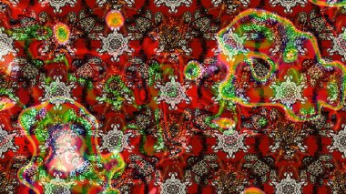 Şirin çiçek elementleri. Renkli Bahar Teması eskiz kalıbı. Raster illüstrasyonu. Taslak desenli, modaya uygun kumaş deseni. Düz Çiçek Elementleri Tasarımı.