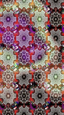 Tarafsız ve siyah renklerde çiçekler. Çiçek deseni. Şatafatlı bahar bahçesi dokusu. Tarafsız ve siyah renkler üzerine çiçek çizimi. Raster illüstrasyonu.