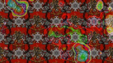 Gri ve kahverengi renkli çiçekler. Yumuşak, bahar çiçekli arka plan. Raster çiçek desenli ve çiçekli..