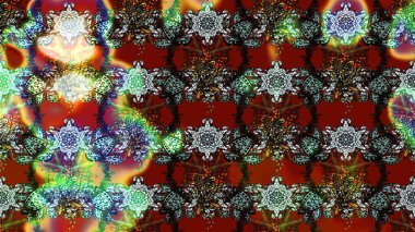 Renkli Bahar Teması eskiz kalıbı. Düz Çiçek Elementleri Tasarımı. Güzel çiçek deseni. Kahverengi ve kırmızı renkte çiçekler.