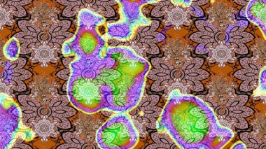 Nazik, sevimli çiçek arkaplanı. Çiçekli karalama şeklinde Raster çiçek deseni. Tarafsız ve kahverengi renkte çiçekler.