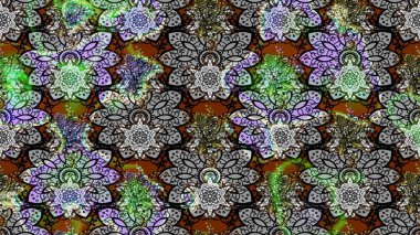 Gri ve kahverengi renkli çiçekler. Yumuşak, bahar çiçekli arka plan. Raster çiçek desenli ve çiçekli..