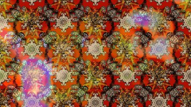 Tekstil veya kitap kapakları, imalat, duvar kağıtları, baskı, hediye paketi ve yapıştırma kitabı için çiçek eskizi geçmişi. Raster illüstrasyonu. Küçük ölçekli çiçeklerdeki basit sevimli desen.