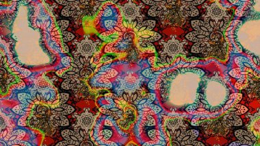 Raster güzel bir çiçek deseni çizmiş. Nazik romantik baskı. Tatil havası. Bahar mevsimi.