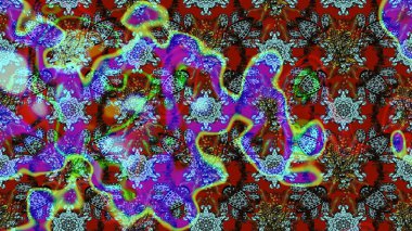 Raster illüstrasyonu. Kumaş, duvar kağıdı ve kağıt üzerine baskı yapmak için gelişen arka plan. Eski usul küçük çiçekli şirin bir eskiz deseni. Moda arka planında parlak buketler.