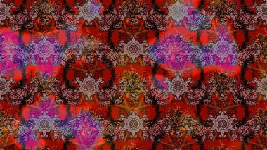 Küçük renkli çiçekler. Küçük çiçekte güzel bir desen. Motley illüstrasyonu. Çiçekli bahar çiçekleri. Moda baskıları için zarif bir şablon.